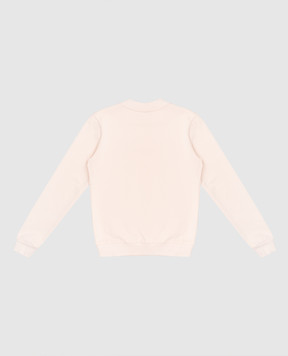 Dolce&Gabbana Children's pink sweatshirt with logo L5JWBUG7PKQ