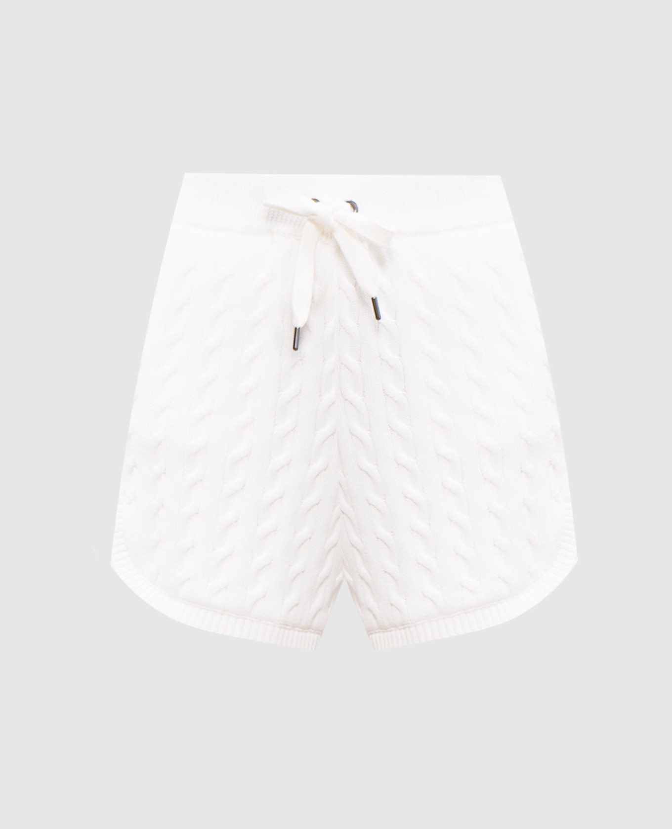 White patterned shorts Brunello Cucinelli