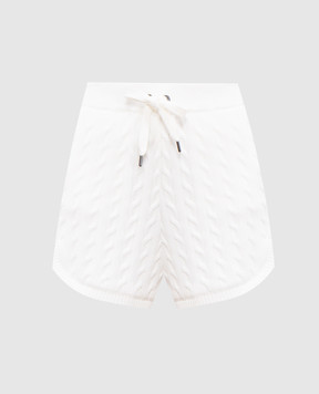 Brunello Cucinelli White patterned shorts M19756599