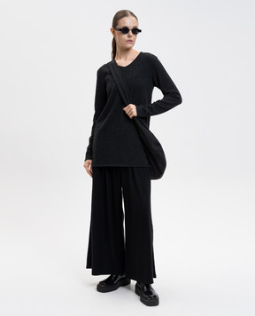 Intoca Black wool pants 252LASMTRW0605