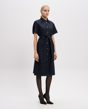 Dolce&Gabbana Blue denim shirt dress F6TMBDG8MR3