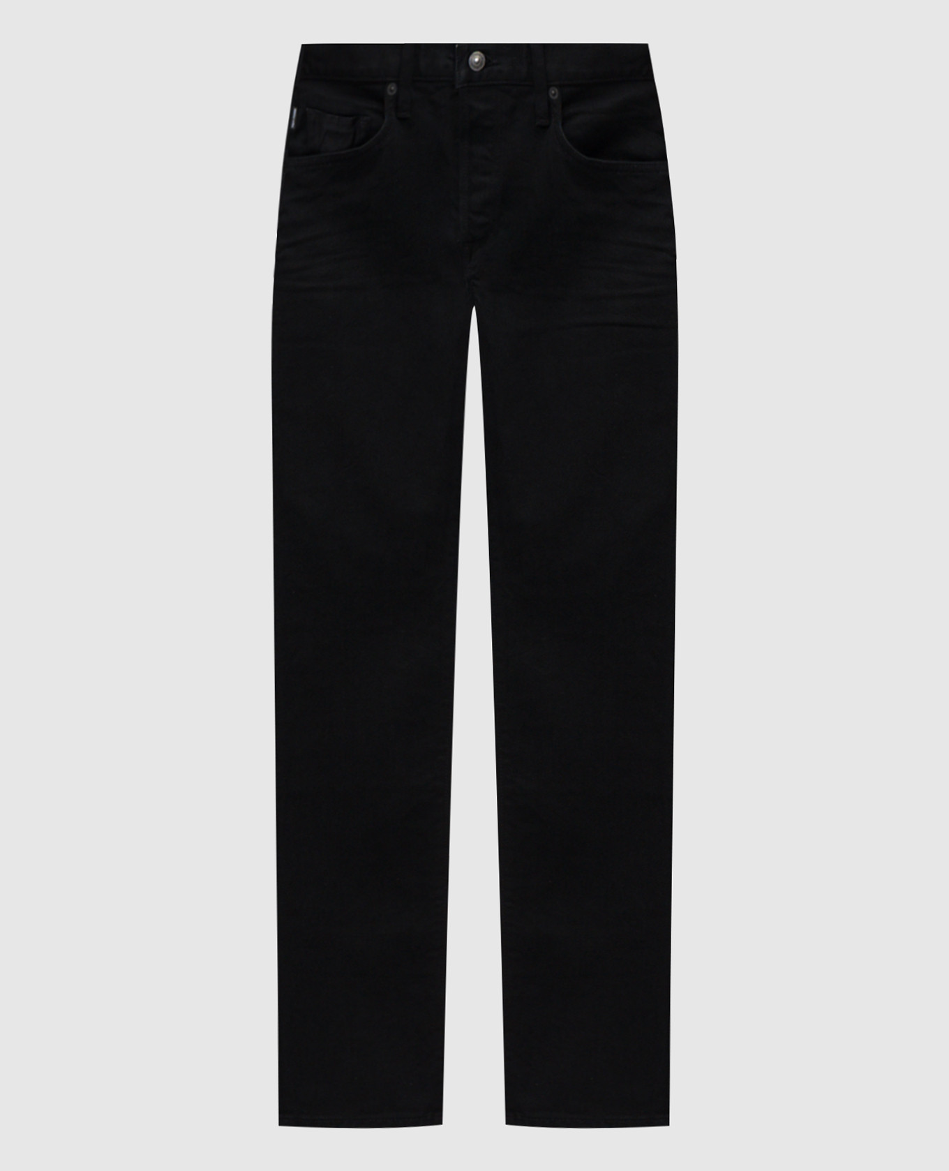 

Black jeans with logo patch Tom Ford