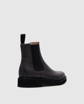 Doucal's Gray leather Chelsea boots DD8591VERSUF251