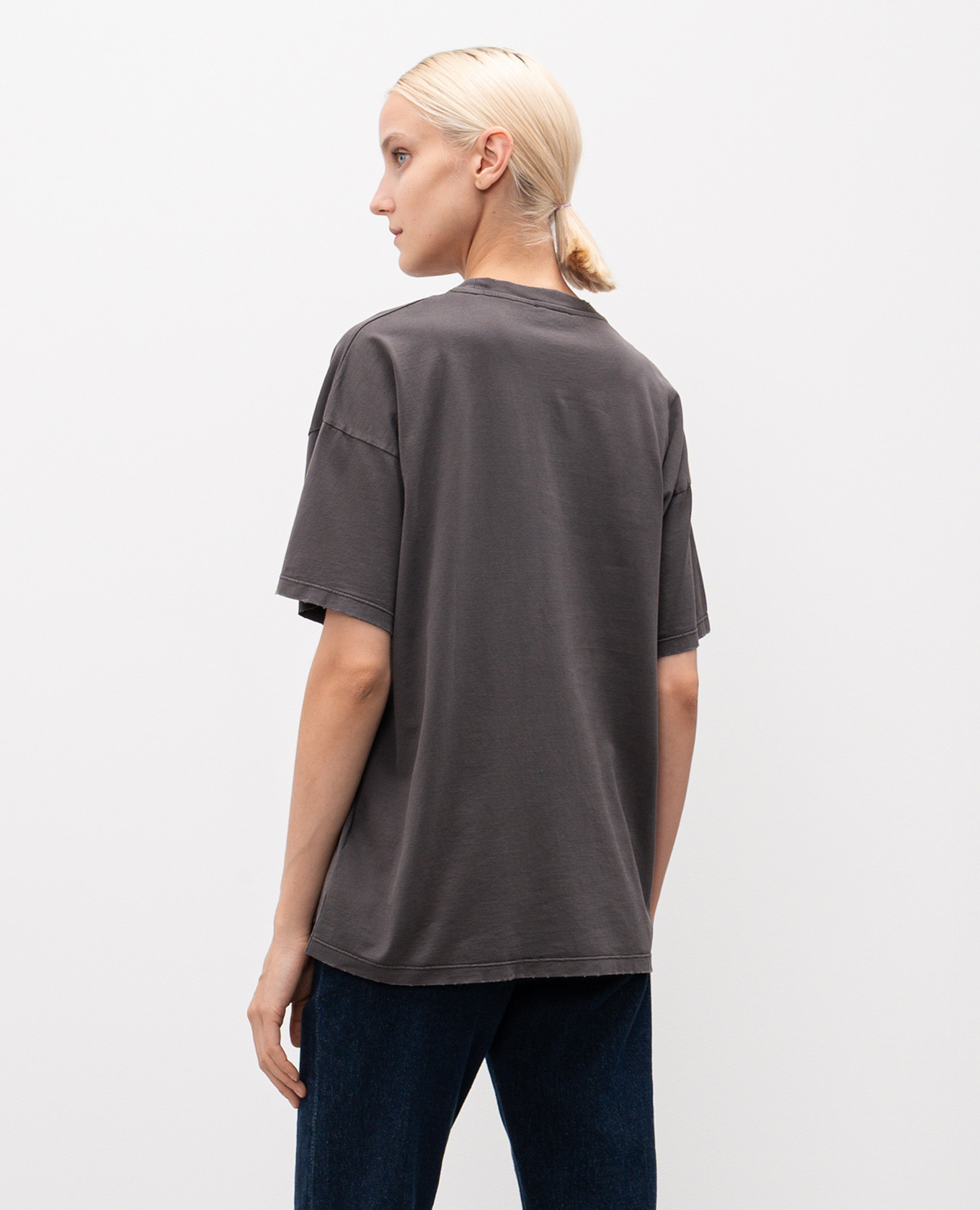 

Gray T-shirt with print Dondup, Grey