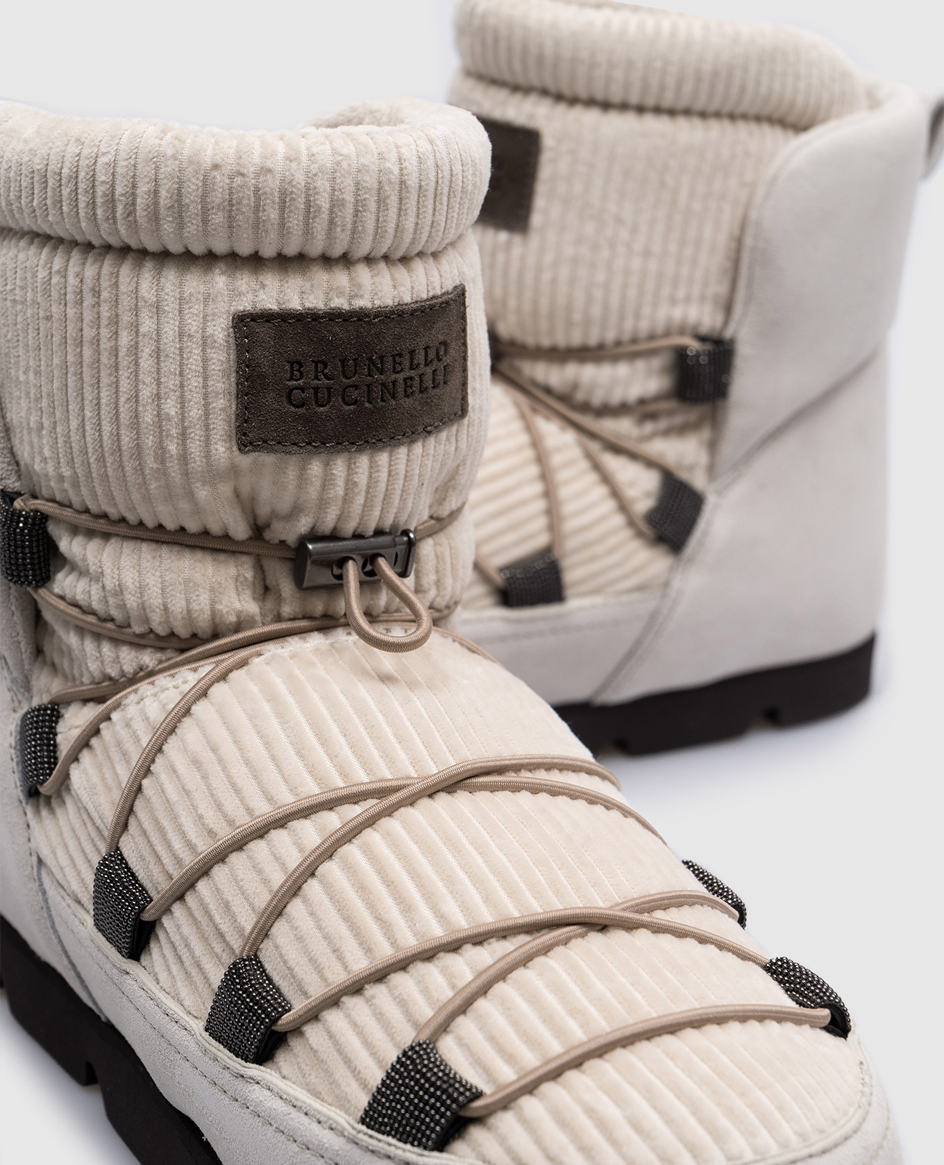 

Beige suede boots Brunello Cucinelli
