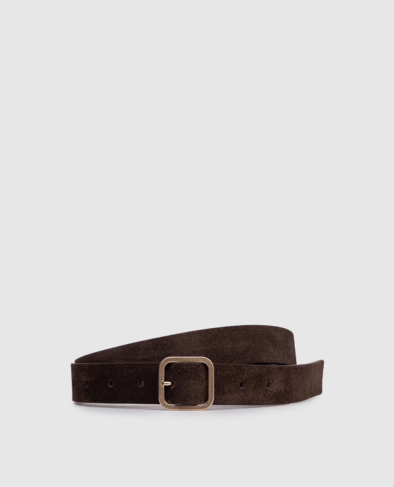 

Brown suede belt Marsell
