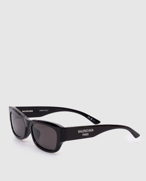 Balenciaga Black sunglasses with contrast logo 812869T0039