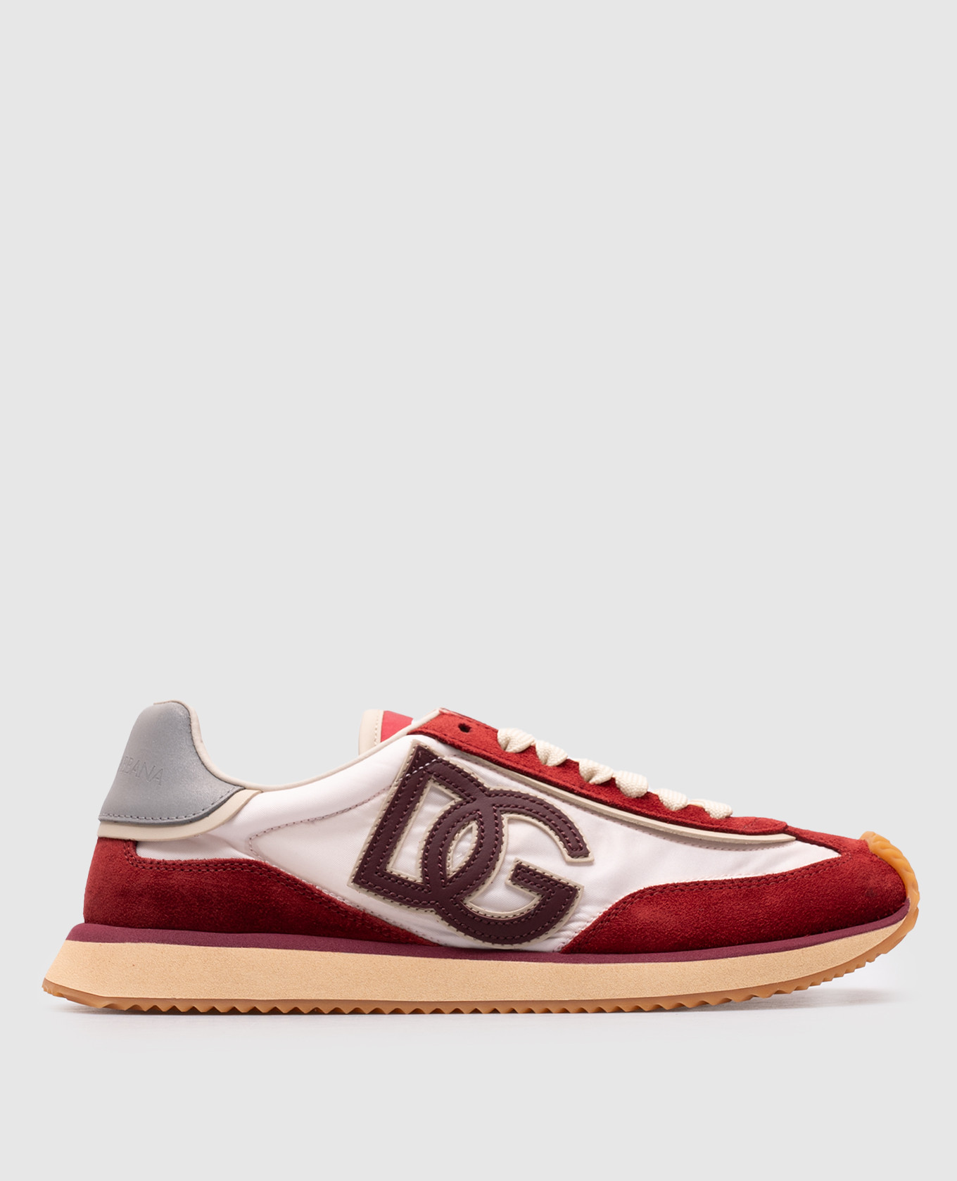 Burgundy DG CUSHION combo sneakers Dolce&Gabbana