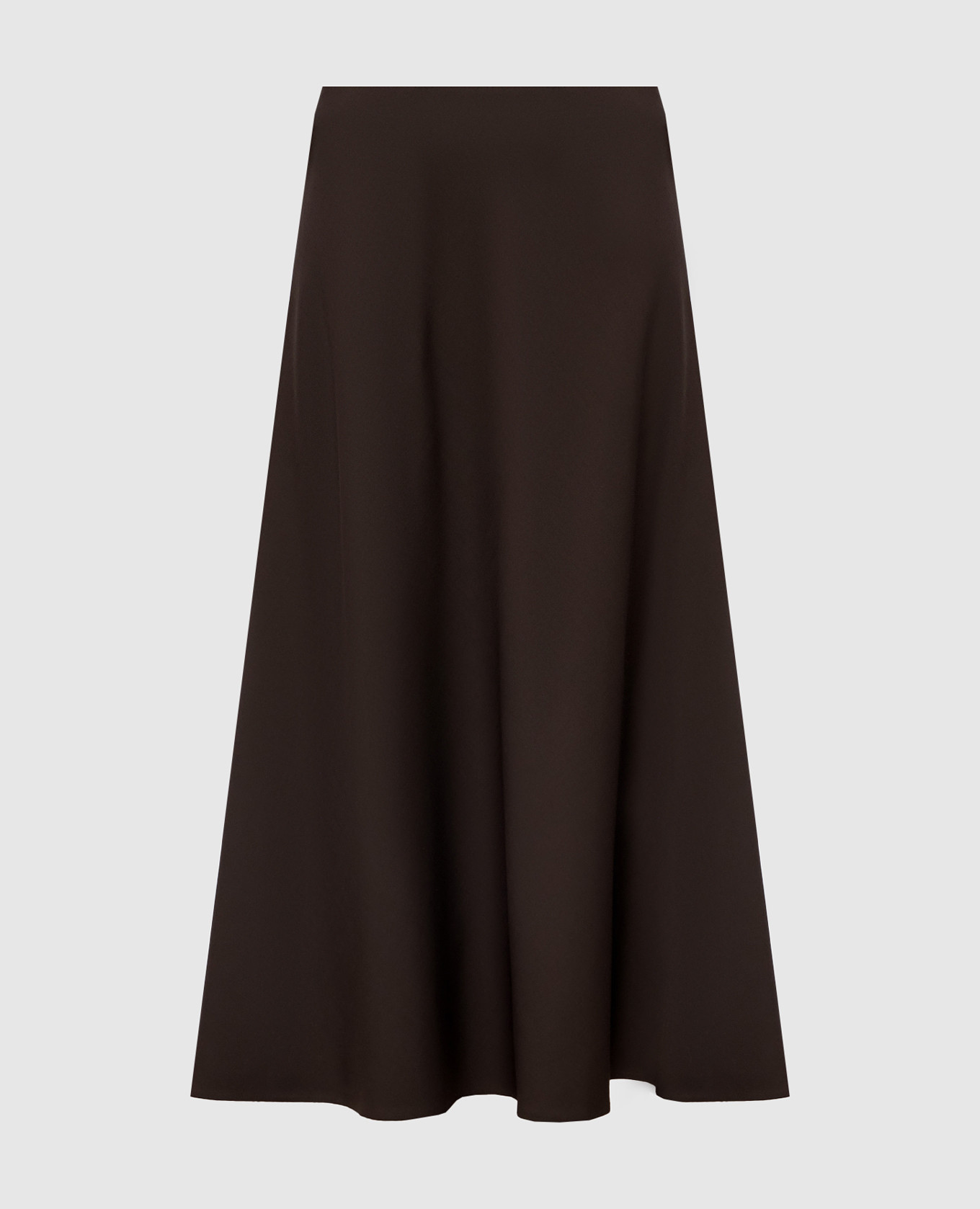 

Brown midi skirt with wool Brunello Cucinelli
