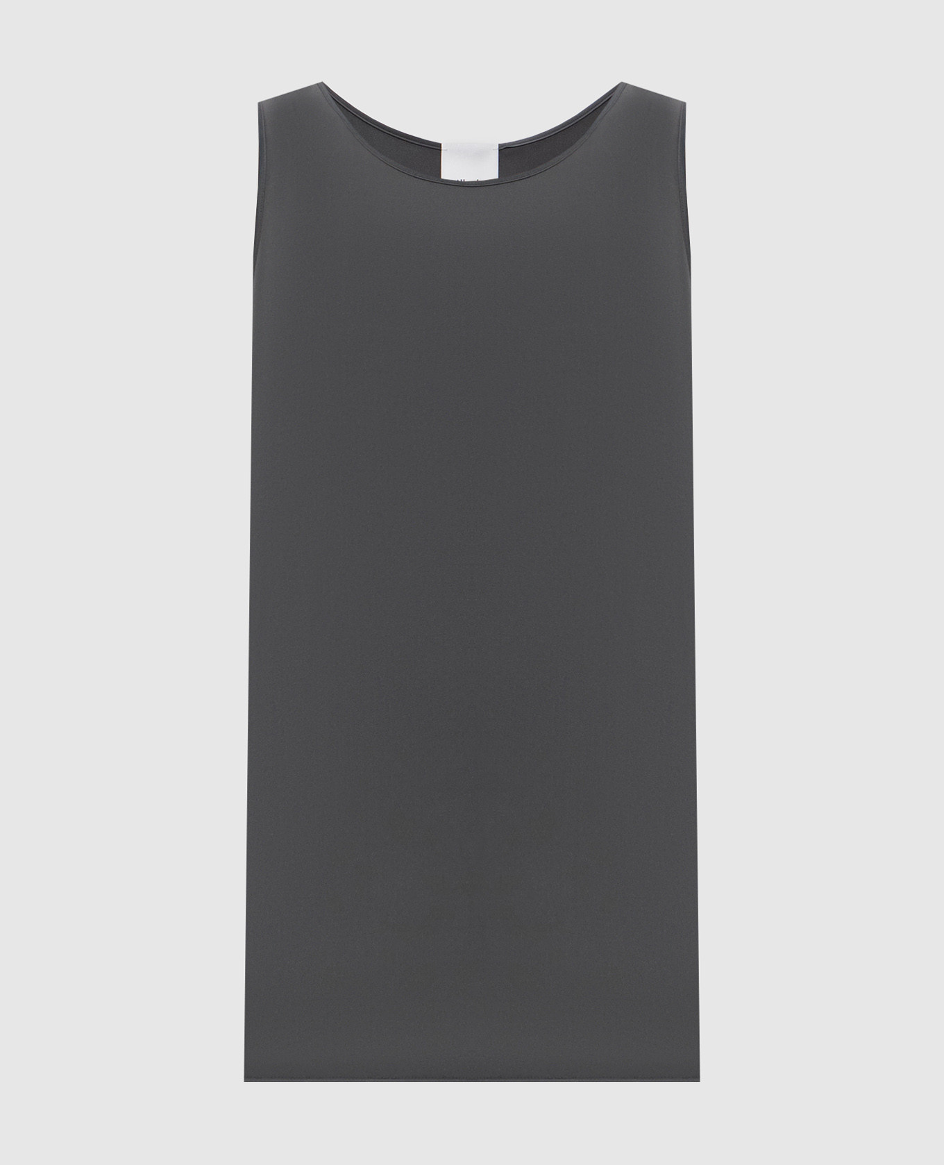Gray silk top Allude