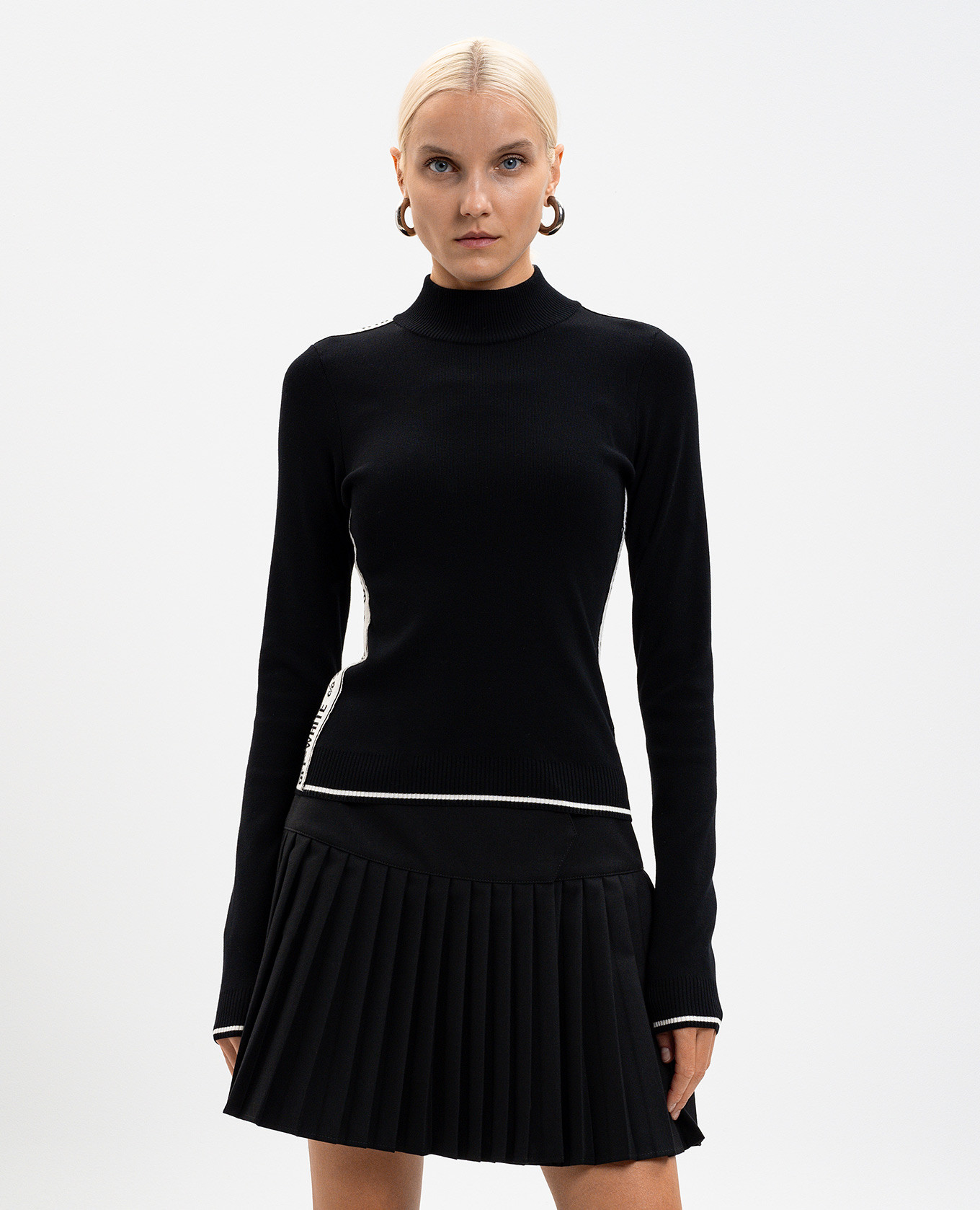 Black jumper with branded ribbon Off-White 3