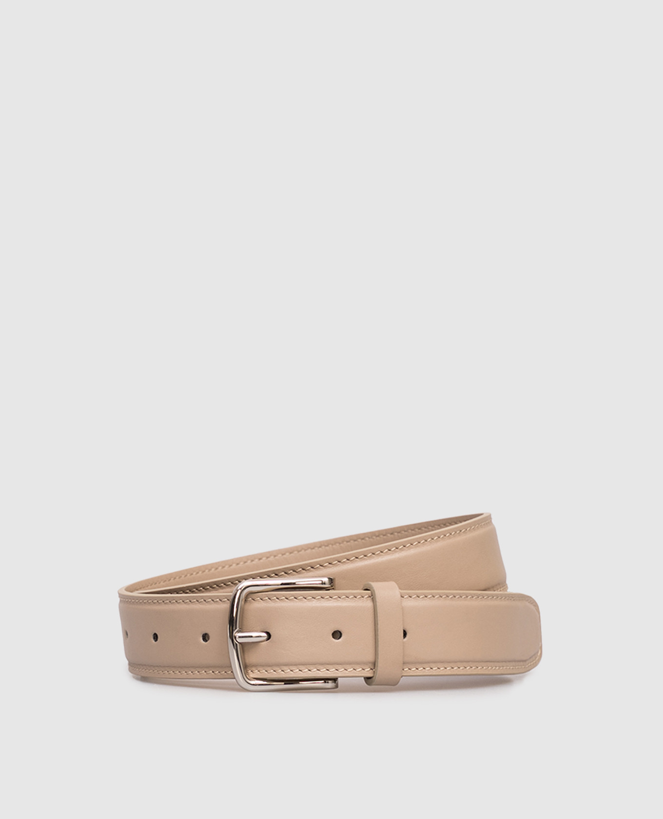 

Beige leather belt Babe Pay Pls