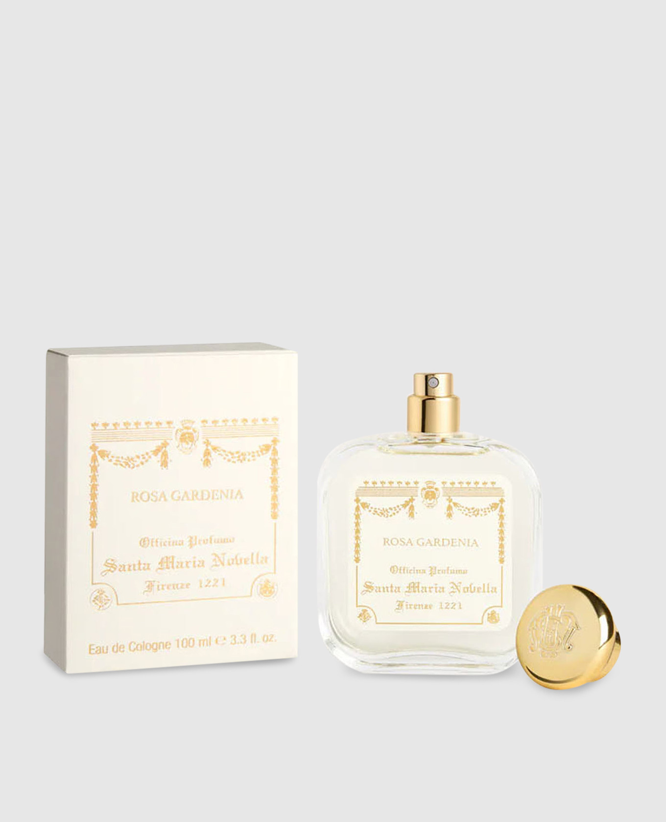 Women's cologne rosa gardenia 100 ml santa maria novella