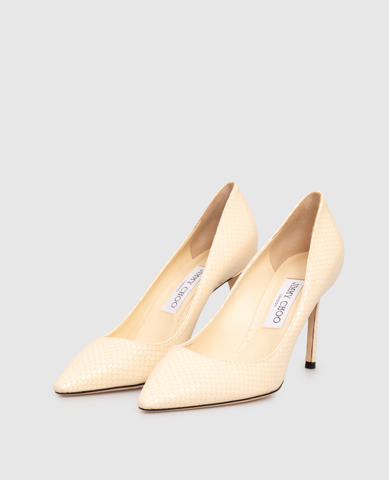 

Beige leather shoes ROMY Jimmy Choo