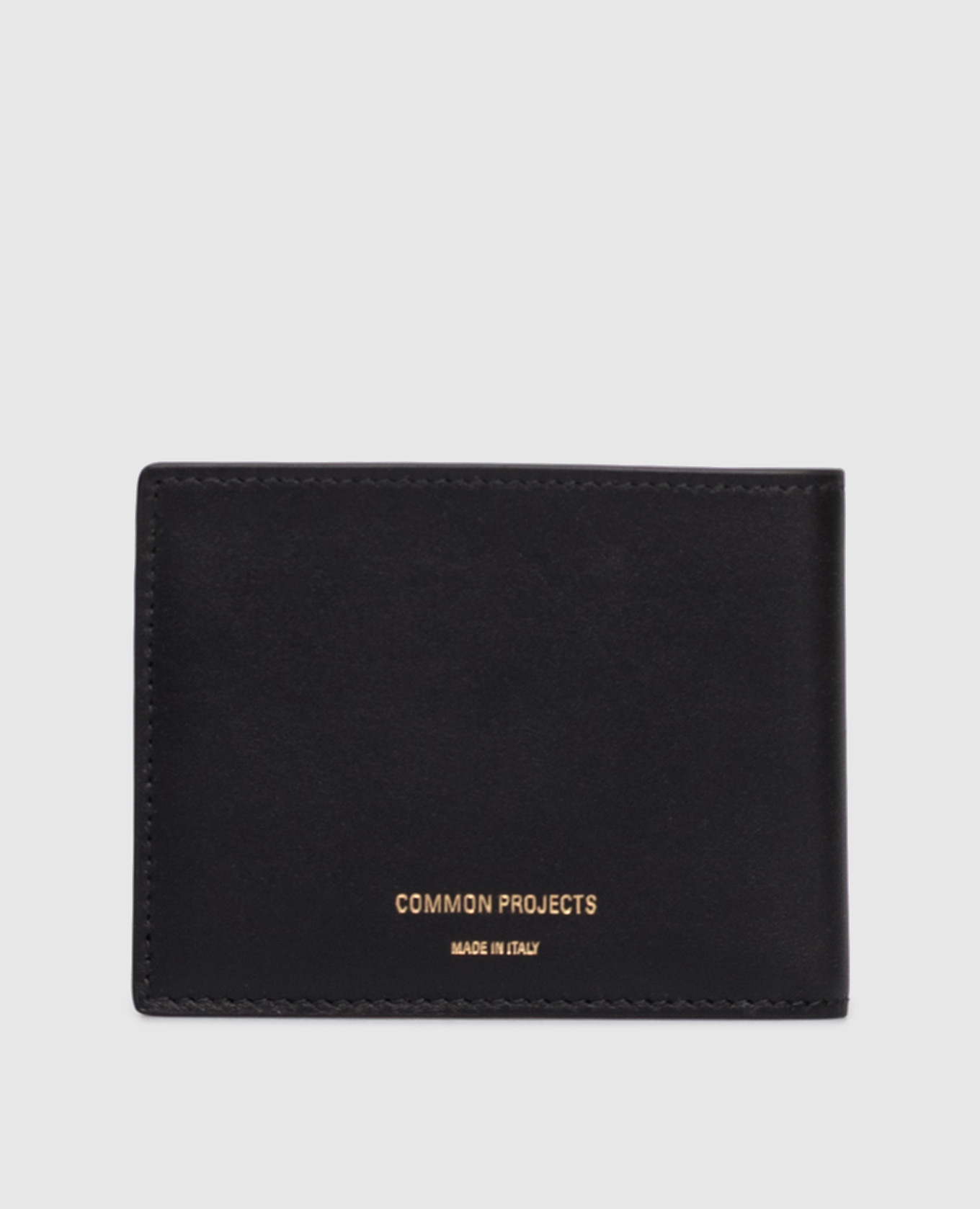 Black leather wallet Common Project