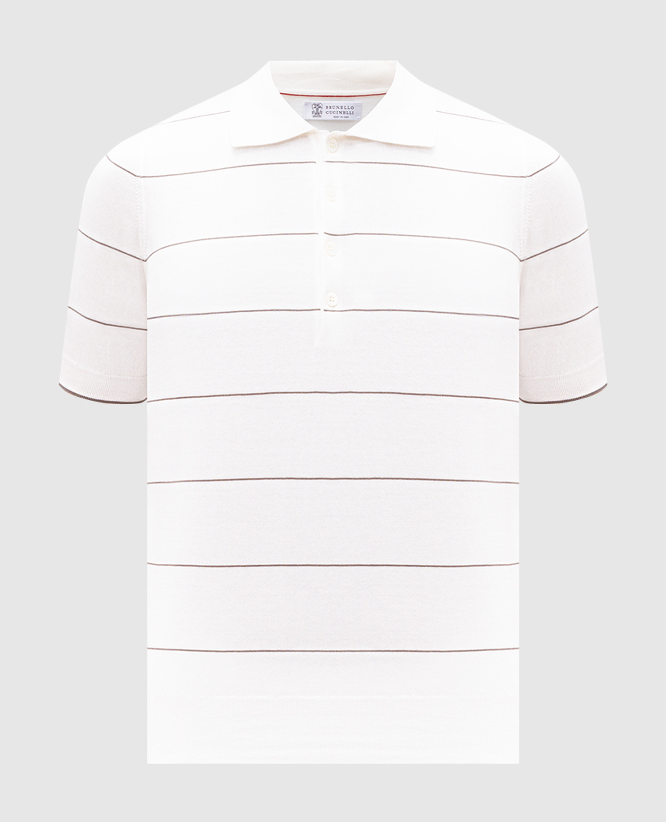 

White striped polo shirt Brunello Cucinelli