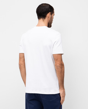 Brunello Cucinelli White ribbed T-shirt MR8061336