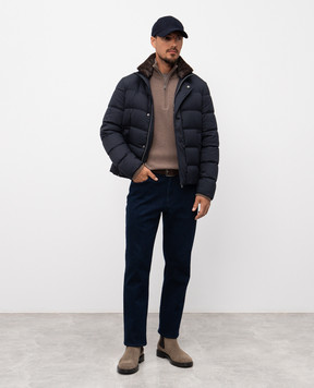 Woolrich Brown sweater with wool and cashmere CFWOKN2024MRUF5032