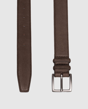 Orciani Brown nubuck belt U08279NAB