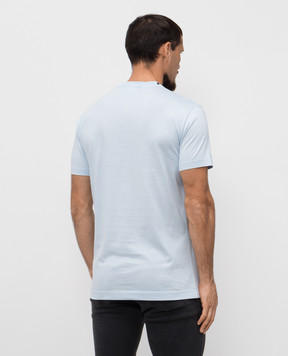 Dolce&Gabbana Blue T-shirt with logo G8RN8ZG7NUB