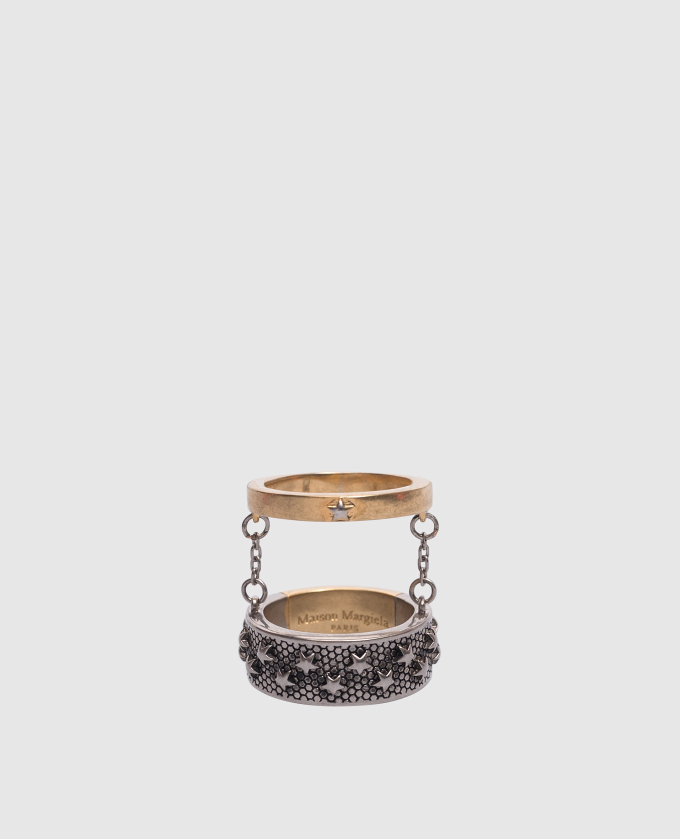 Double star ring maison margiela