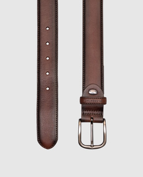 Florentino Brown leather belt 125209410155