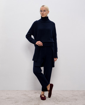 LISA YANG Heidi blue cashmere sweater 202113