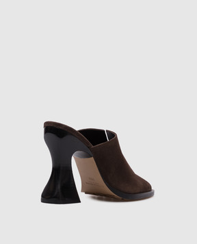 Bottega Veneta Brown suede Cha-Cha mules 787036V3QE1