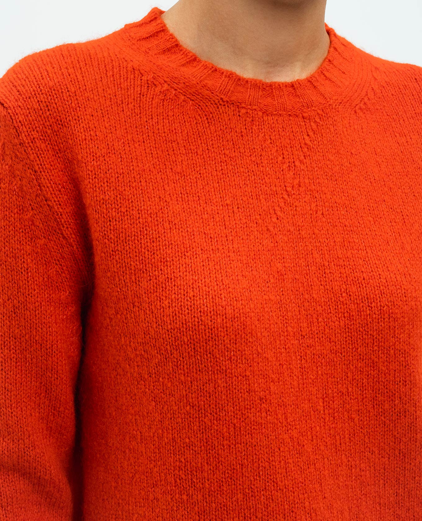 Red sweater with wool and silk Jil Sander 5