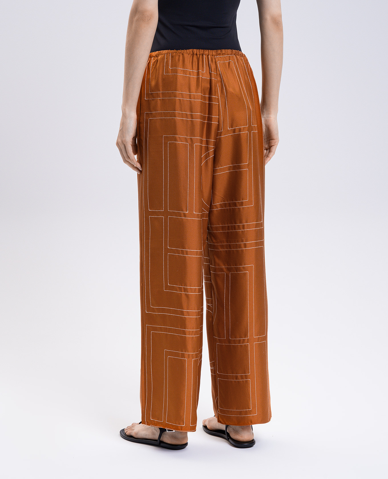 

Orange silk pants Toteme