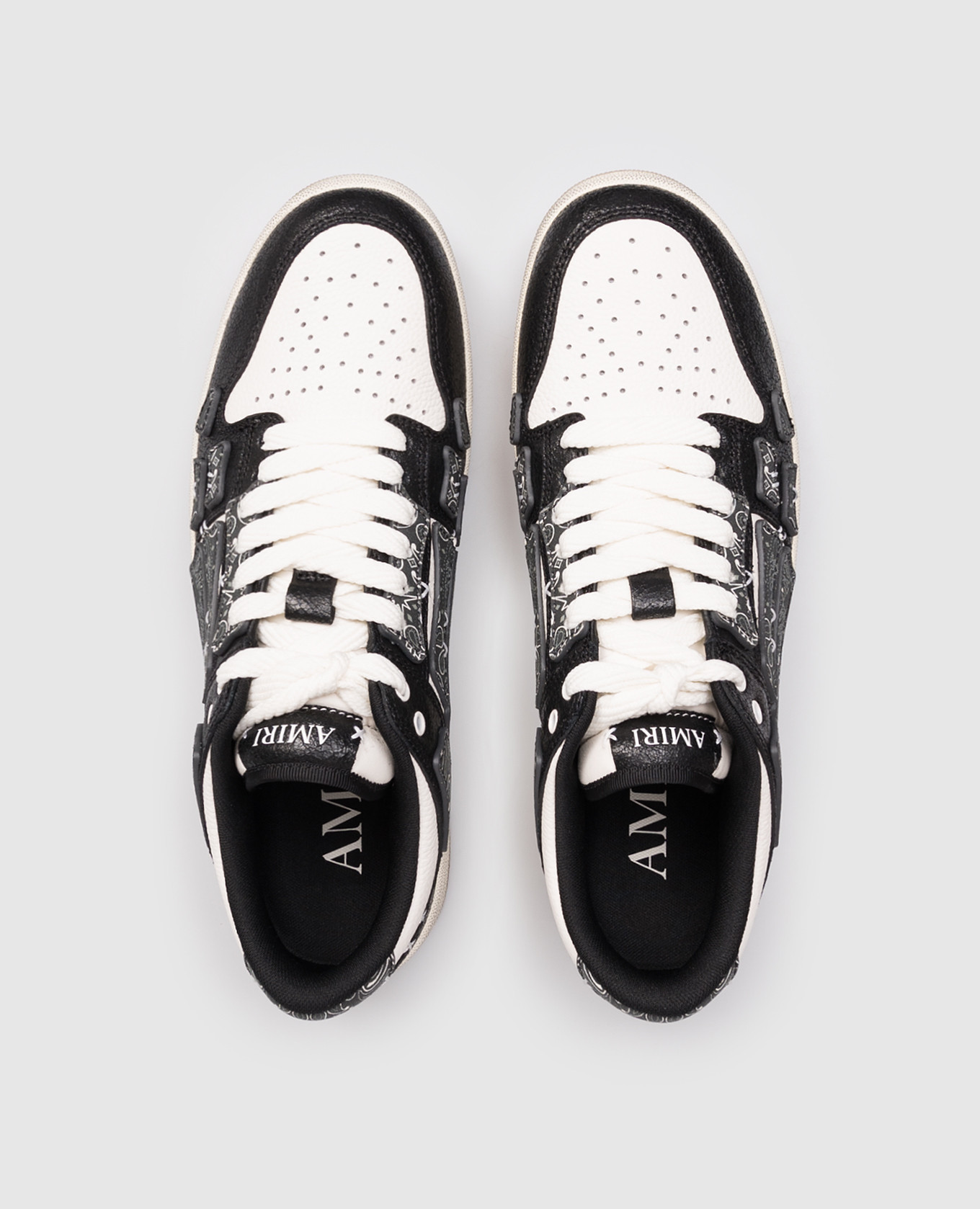 

BANDANA SKEL leather sneakers AMIRI, White