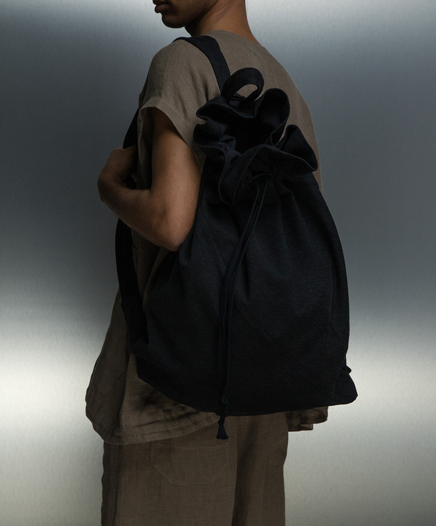 【JAN-JAN VAN ESSCHE】Backpack Jan Jan Van Essche - Black backpack BAG32 - shop with Romania