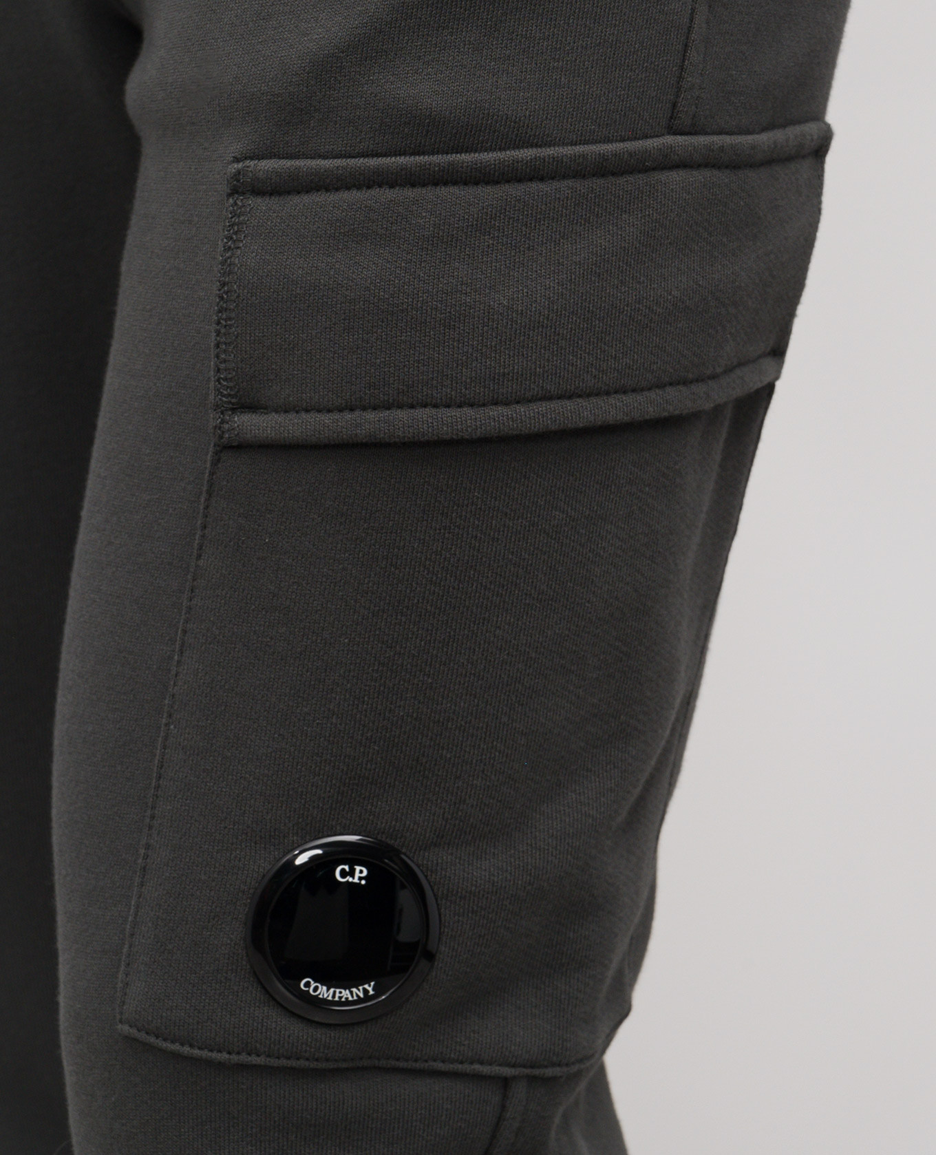 

Green joggers with logo patch C.P. Company