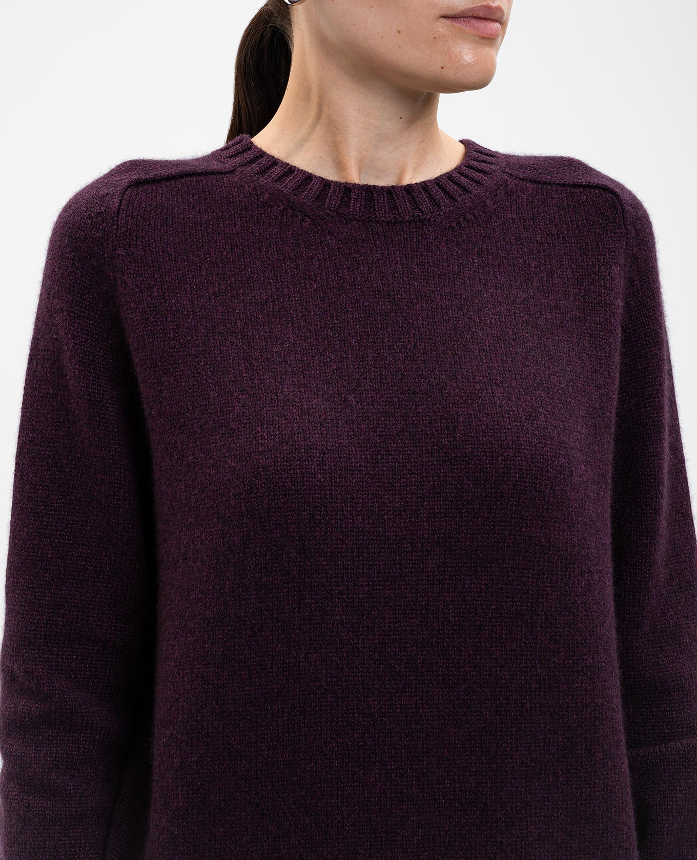 

Purple Nera cashmere sweater Khaite, Violet