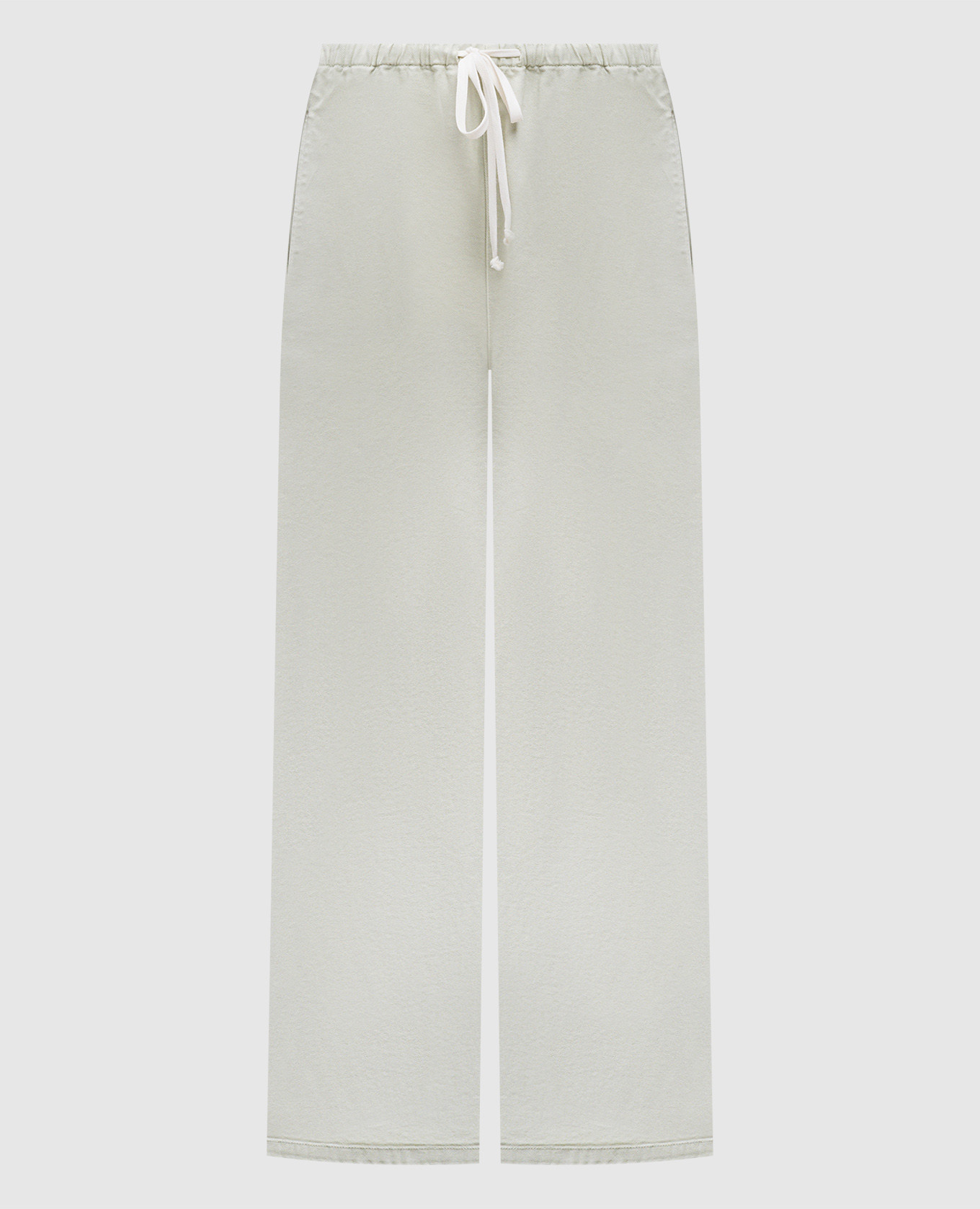 

Green pants with logo embroidery Maison Margiela MM6