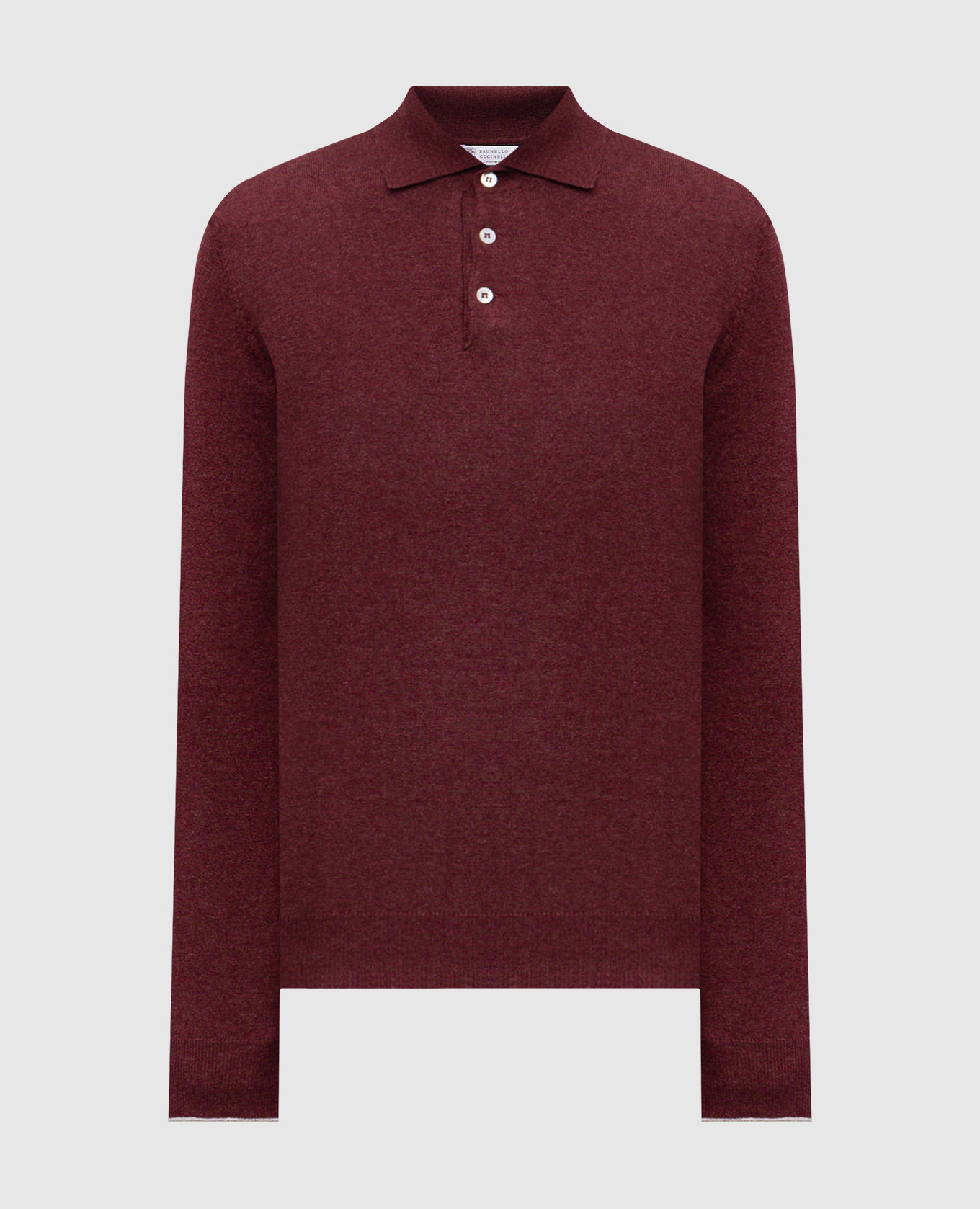 Burgundy cashmere sweater Brunello Cucinelli