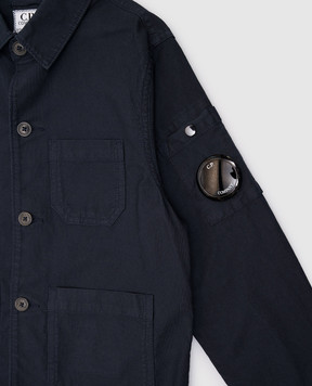 C.P. Company Children's blue jacket with logo CUA000LZC0018