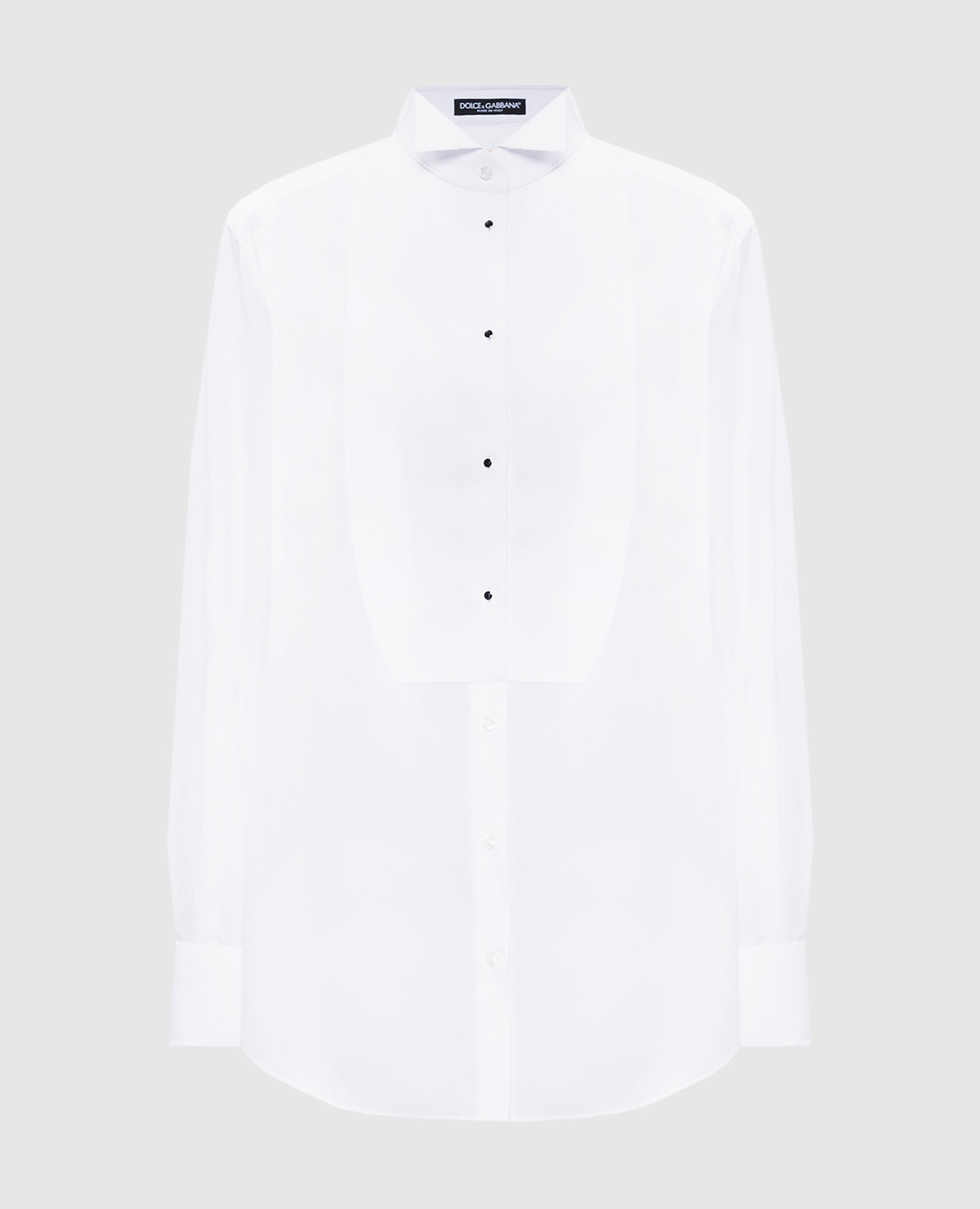 White shirt with contrasting accessories dolce&gabbana