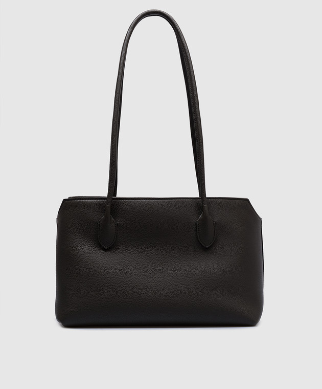 The Row - Terrasse brown leather bag W1292L138 - shop with