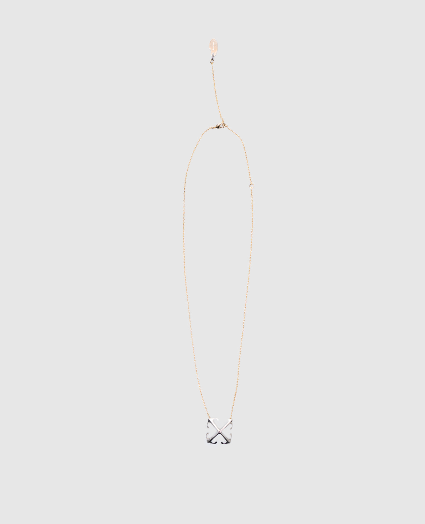 

Gold chain with logo emblem Off-White, Golden