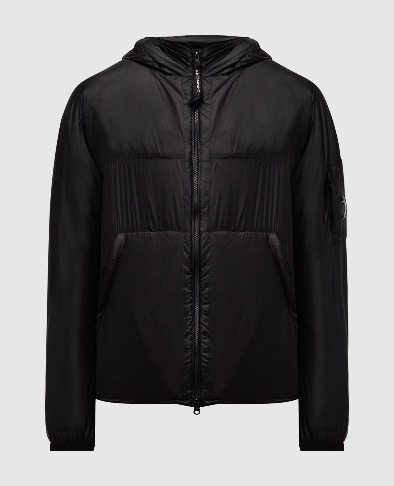 Black jacket with logo C.P. Company