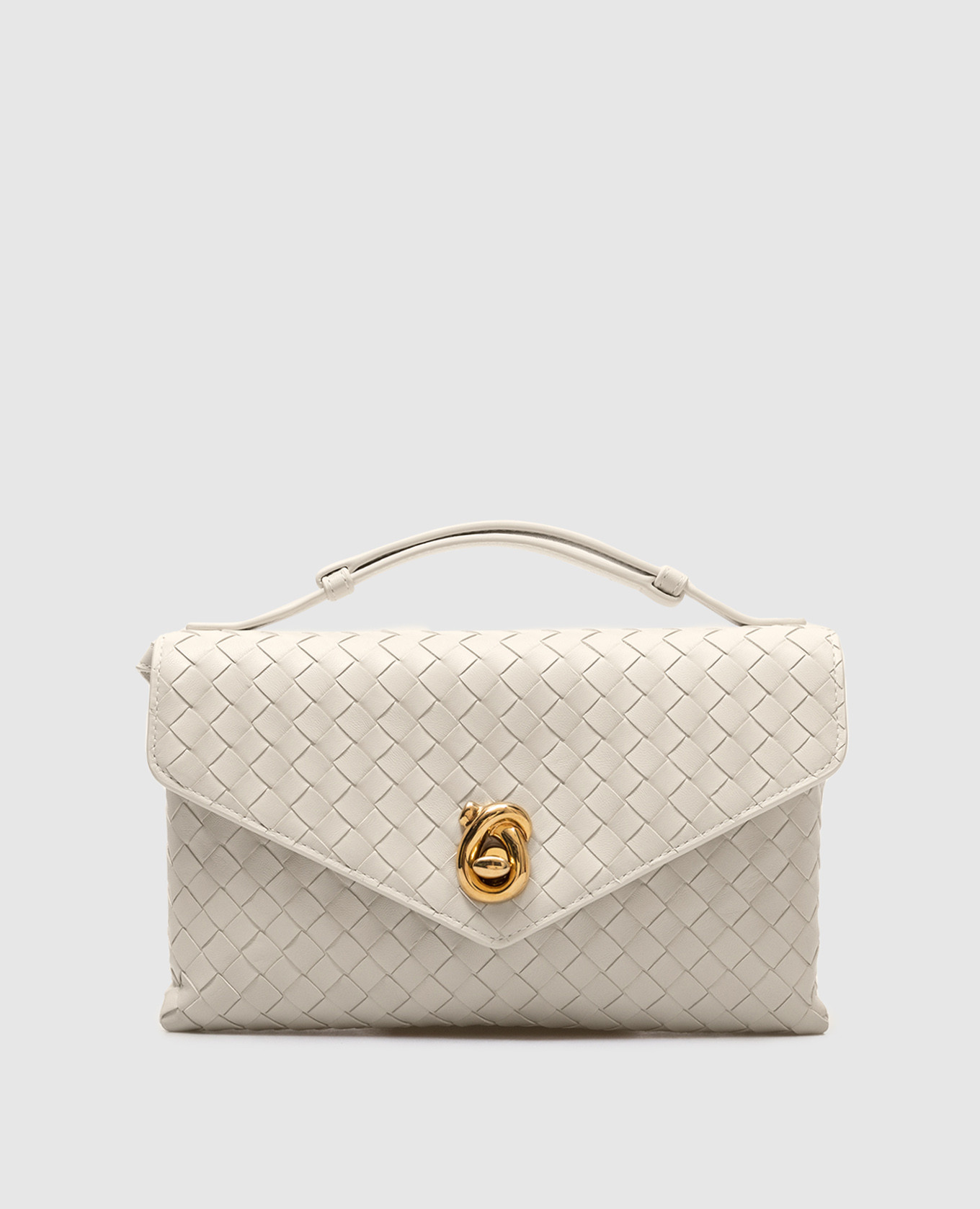 

Beige leather bag with weaving Bottega Veneta