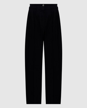 Max Mara Sportmax Black QUITO wool pants QUITO
