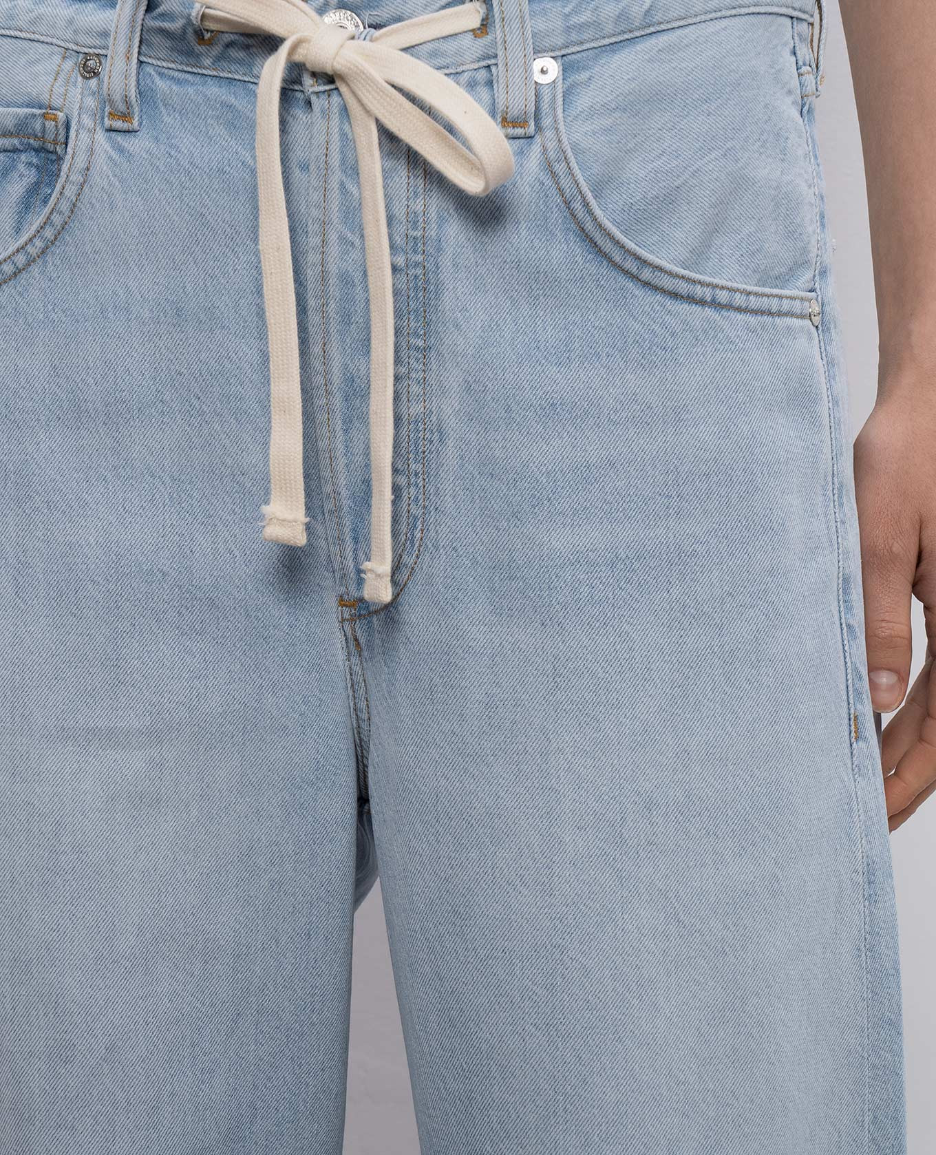 

Blue jeans with logo patch CITIZENS OF HUMANITY, Light blue