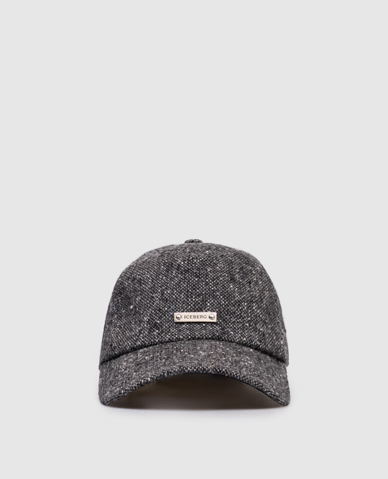 

Gray cap with logo Iceberg, Grey