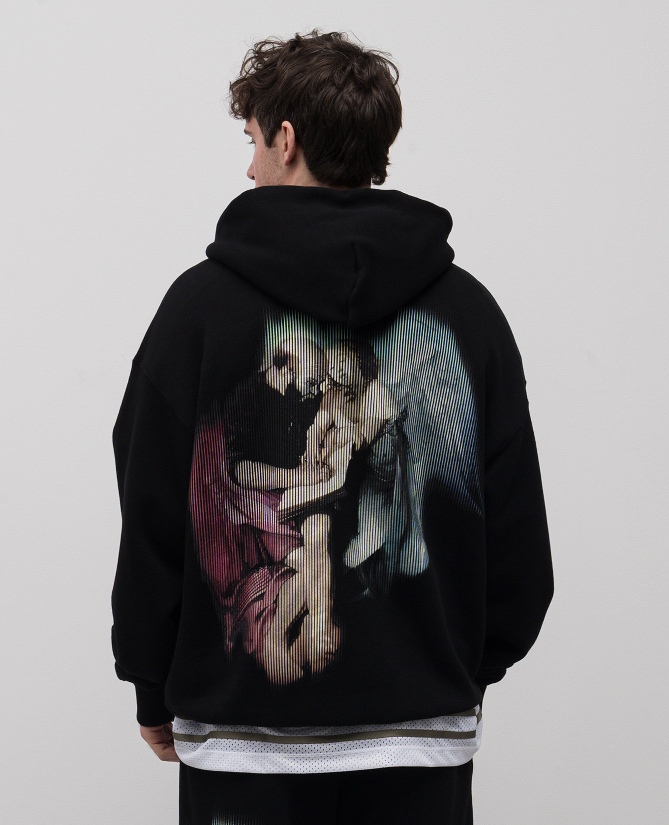 

Black hoodie with S. Matthew print Off-White