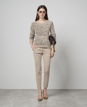 Dondup Perfect beige pants DP066GS0049DBM5