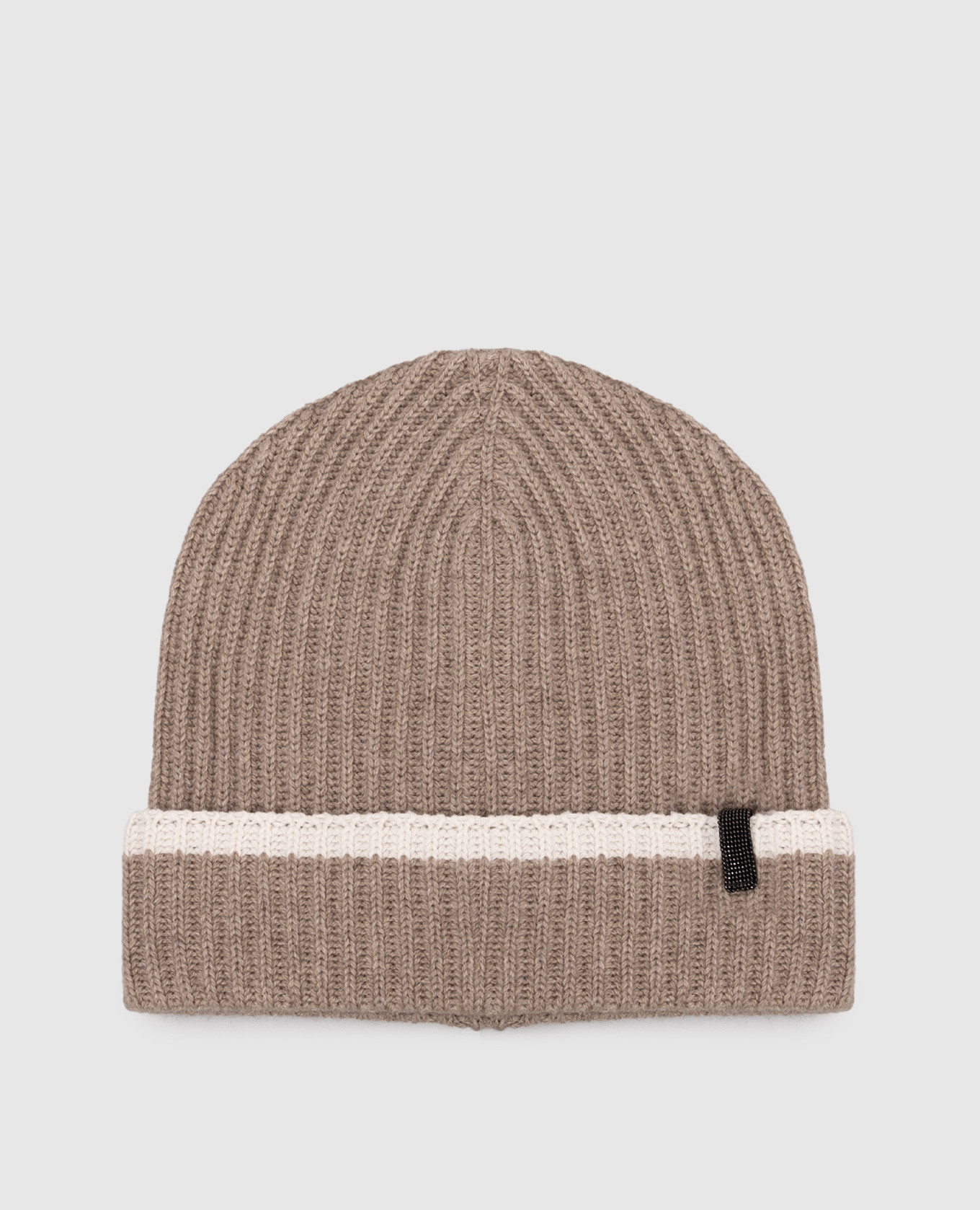 Brunello Cucinelli - Brown cashmere hat M12504979 - shop