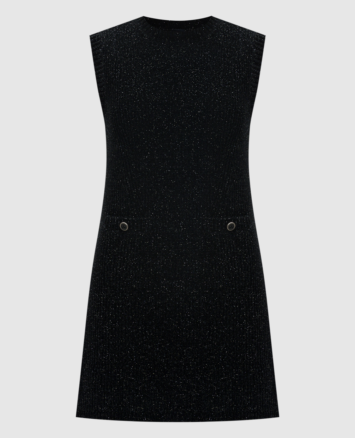 

Black dress with lurex Juun.j