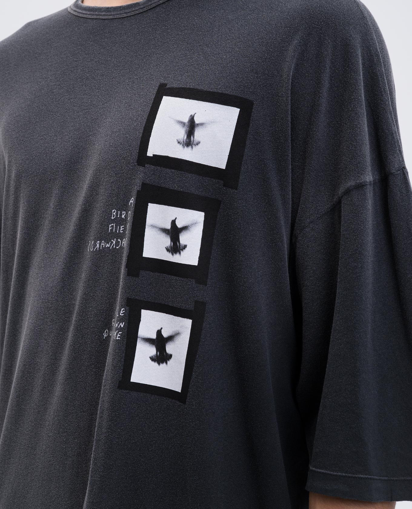 

Dieter gray printed t-shirt Ann Demeulemeester, Grey